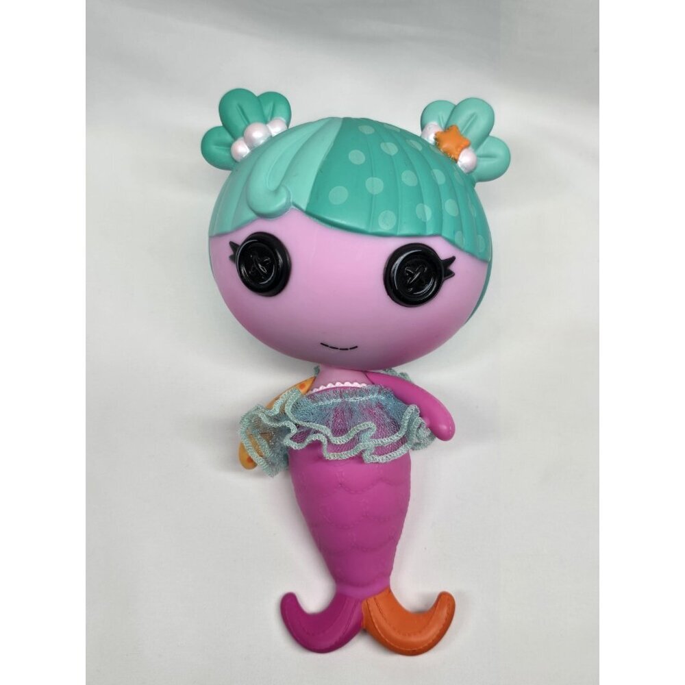 Lalaloopsy Lala-oopsie Littles Mermaid Kelp Teal Hair Pink Orange Tail 7”